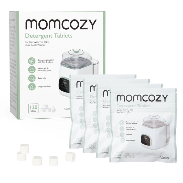 קוביות ניקוי רשמיות של Momcozy למכשיר שטיפת בקבוקים
