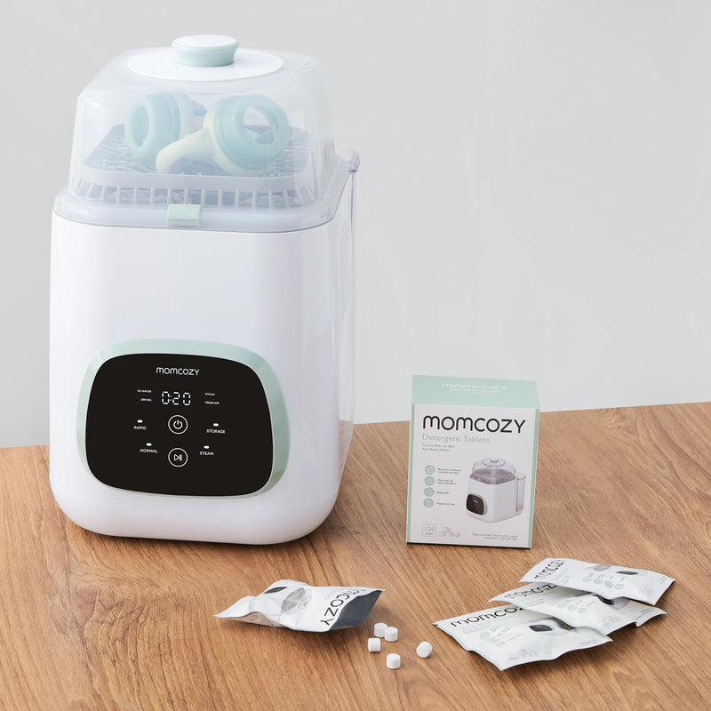 קוביות ניקוי רשמיות של Momcozy למכשיר שטיפת בקבוקים